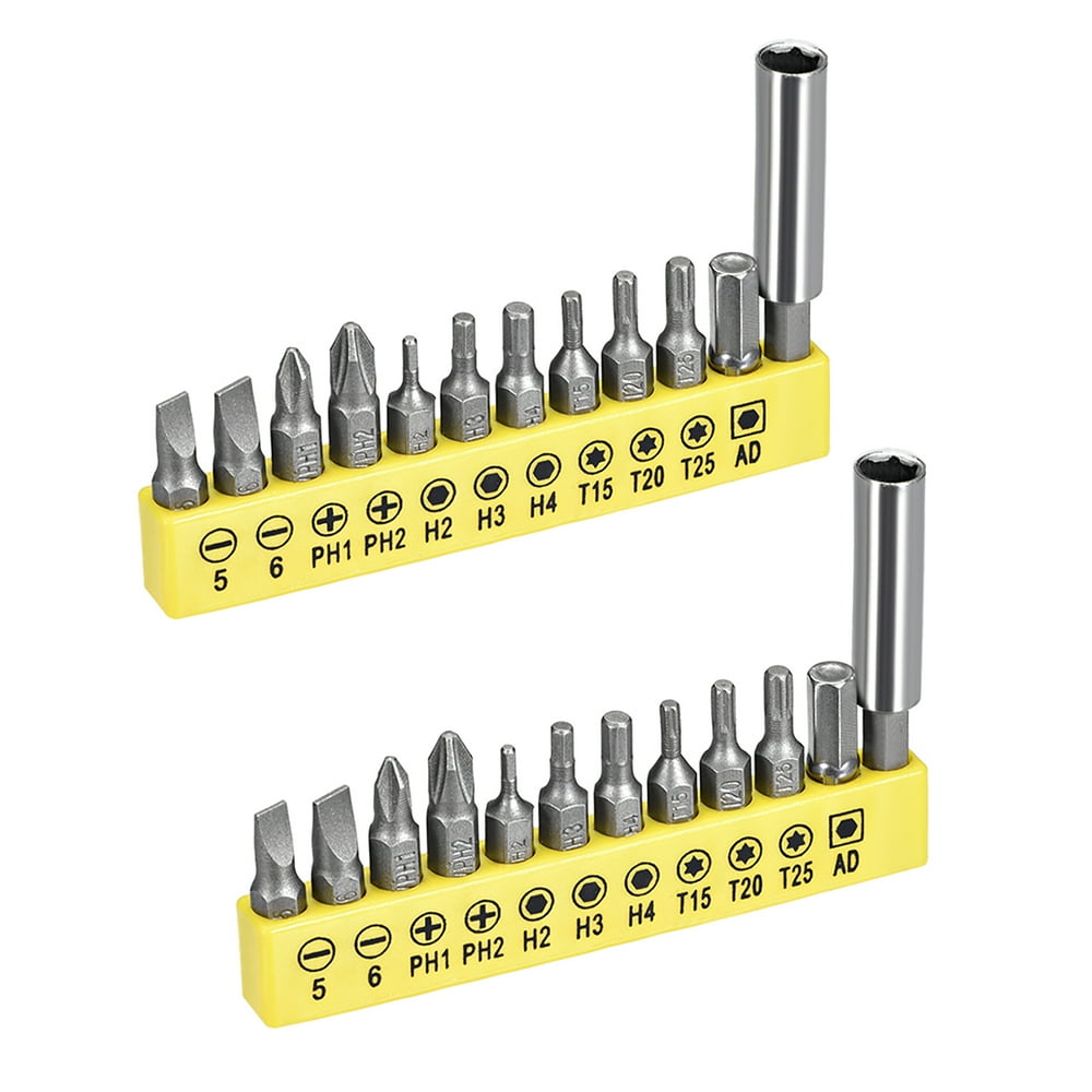2Set Extension Socket Bit Holder 5 6 PH1 PH2 H2 H3 H4 T15
