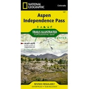 National Geographic Trails Illustrated M Aspen, Independence Pass Map, Book 127, (Paperback)