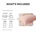 thumbnail image 5 of Intelligent Design Raina Metallic Printed Comforter Set in Blush and Gold, 5 of 8