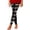 Black, variant on Toddler Girls Pants Festive Printed Tapered Leggings Stretch Fit Holiday Season Outfits Size 3-4T ,Black
