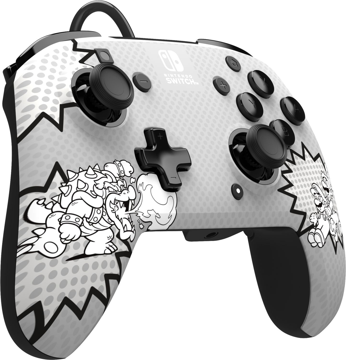 REMATCH Wired Controller: Comic Attack Nintendo Switch, Nintendo Switch - OLED Model, REMATCH Wired Controller Comic