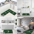 thumbnail image 6 of Kitchen Rugs and Mats 2 Pieces Stars Moon Runner Rug Sets Green Bohemian Gorgeous Starry Night Soft Comfort Standing Kitchen Mats for Floor Absorbent Area Rugs Carpet Non Slip Cushioned Doormat, 6 of 9