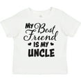 thumbnail image 3 of Inktastic My Best Friend is My Uncle with Hearts Boys or Girls Toddler T-Shirt, 3 of 5
