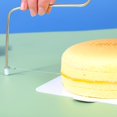 thumbnail image 4 of QJUHUNG 1pc Adjustable Stainless Steel Double Line Cake Cut Slicer - Wire Cake Divider for Easy Bread Cutting  Kitchen Accessories for Cake Baking ZZZ, 4 of 6