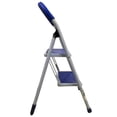 thumbnail image 5 of Escalera Practika de Acero 2 Peldaños Antiderrapantes Hasta 150 KG Azul, 5 of 5