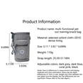 thumbnail image 3 of Methold Bolsa de almacenamiento de alimentos para mascotas con correa para el hombro, riñonera ajustable para recompensa de aperitivos, riñonera para Aseo de mascotas Rosado Methold PT004471-03, 3 of 6