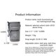 thumbnail image 3 of Billuyoard Bolsa de almacenamiento de alimentos para mascotas con correa para el hombro, riñonera ajustable para recompensa de aperitivos, riñonera para Aseo de mascotas Gris oscuro Billuyoard PT004471-01, 3 of 6