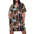 thumbnail image 1 of Vestido holgado con bolsillos para mujer elegante vestido de fiesta para mujer verano, 1 of 6