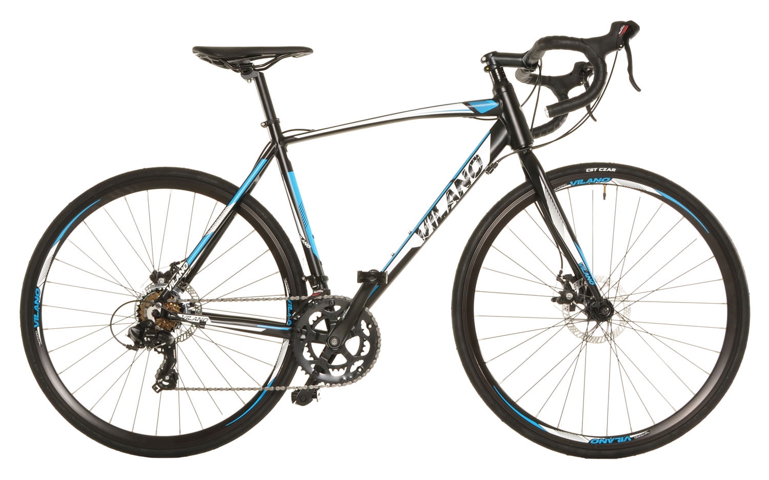 Vilano shadow 3.0 road bike with sti integrated shifters discount