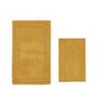 thumbnail image 2 of Better Trends Premium 2 Piece Bathroom Rug Set 100% Cotton, Extra Soft Tufted Bath Mat, Water Absorbent & Reversible Mat, Yellow Lux Collection, 2 of 2