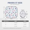 thumbnail image 3 of Windshield Sun Shade, Dinosaur Print N Foldable Car Sun Shade Windshield For Front, 2 Pieces, 3 of 4