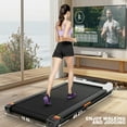 thumbnail image 2 of Walking Pad Treadmill Under Desk,2.5HP Portable Mini Treadmill for Home/Office, Walking Jogging Machine with 300 lbs Weight Capacity, Remote Control, LED Display, Double shock absorption, 2 of 7
