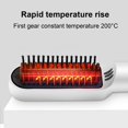 thumbnail image 4 of Hair Straightener Brush Hair Straightening Iron with Built-in Comb, Anti-Scald Fast Heating Safe Straightening Comb , Perfect for Professional Salon At Home for All Hair Types, 4 of 6