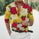 thumbnail image 2 of Camisa hawaiana de manga larga para hombre, moda de primavera y otoño, camisa con estampado de flores en 3D para hombre, top moderno para hombre, 2 of 5