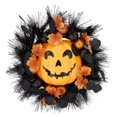 thumbnail image 2 of 21n Pumpkin Wreath decoration,Halloween Decor,by way to celebrate, 2 of 3