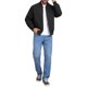 thumbnail image 2 of Chaqueta Bomber INSPIRE CHIC para hombres, abrigo de otoño, cierre completo, puños acanalados, chaqueta de béisbol XL negra, 2 of 6