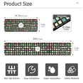 thumbnail image 3 of Yayeee Faucet Mat for Kitchen Sink 14.7" Diatomite Long Splash Guard Pad, Green Block Pattern, 3 of 7