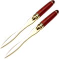 thumbnail image 2 of 2 uds. Cuchillo con letras de palisandro, cuchillo con letras divididas de madera, cuchillo con letras abiertas, 2 of 5