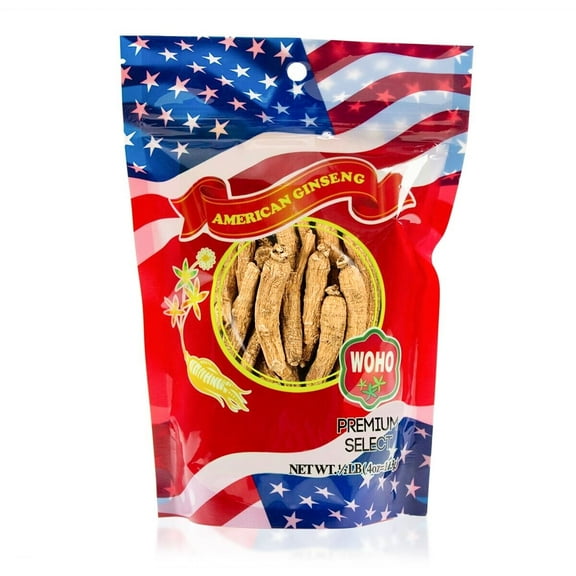 WOHO American Ginseng #101.4 Long Large 4oz Bag