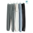 thumbnail image 4 of Deago Womens Plus Size Winter Thick Pajama Bottoms Pants Warm Coral Fleece Loungewear Home Pants (White), 4 of 7