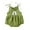 Green, variant on Odeerbi Toddler One Piece Bubble Romper Baby Boys Girl Comfortable Solid Color Rainbow Sling Jumpsuit Beige