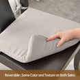 thumbnail image 6 of BALCONY & FALCON 16" x16" Chair Cushion Set of 2, Faux Linen Non-Slip Dining Seat Cushion, Beige, 6 of 7