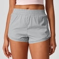 thumbnail image 2 of Women's Running Shorts 3" Quick Dry Workout Hiking High Waisted Shorts Elastic Waist Lightweight Gym Exercise Bottoms with Pockets, S-3XL, 2 of 5