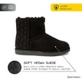 thumbnail image 4 of Juicy Couture Women’s Kave Slip On Winter Boots Warm Winter Booties, Black, 9, 4 of 5