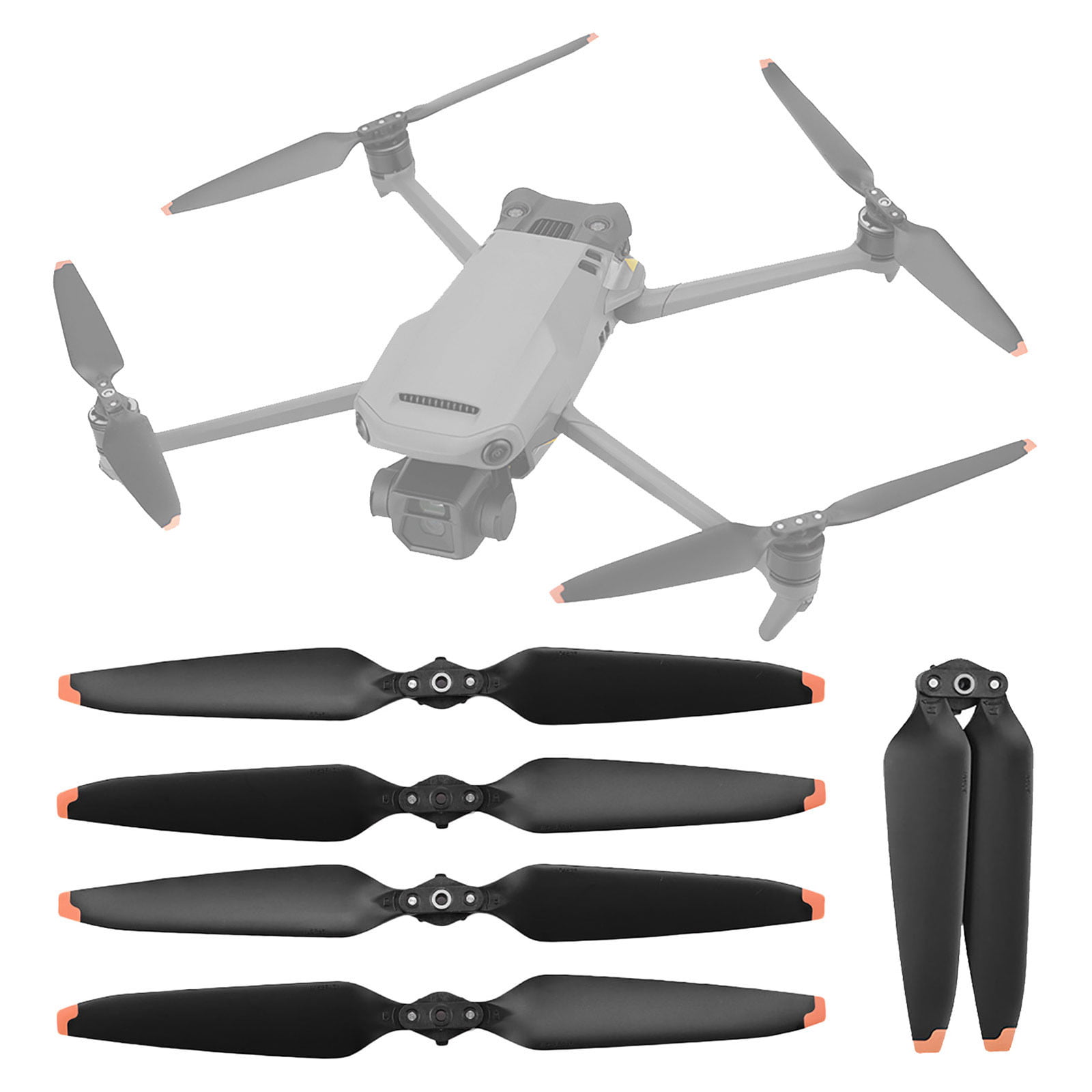 2x Quick Release Folding Propellers Blade Props for DJI Mavic Air Helicopter 