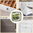 thumbnail image 6 of 4 Pcs Cabinet Handle Drawer Pulls Frog Knobs with Screws Square Furniture Office Cabinet Knob Decoration, 6 of 7