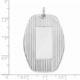 thumbnail image 2 of 925 Argent Sterling Gravé Disque Collier Pendentif Forme Gravable, 2 of 6