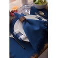 thumbnail image 2 of DII Solid Navy Heavyweight Fringed Placemat (Set of 6), 2 of 11