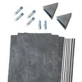 thumbnail image 2 of Palisade 78in x 60in x 36in Waterproof Vinyl Shower Surround Kit with Accessories in Urban Quarry, 2 of 6