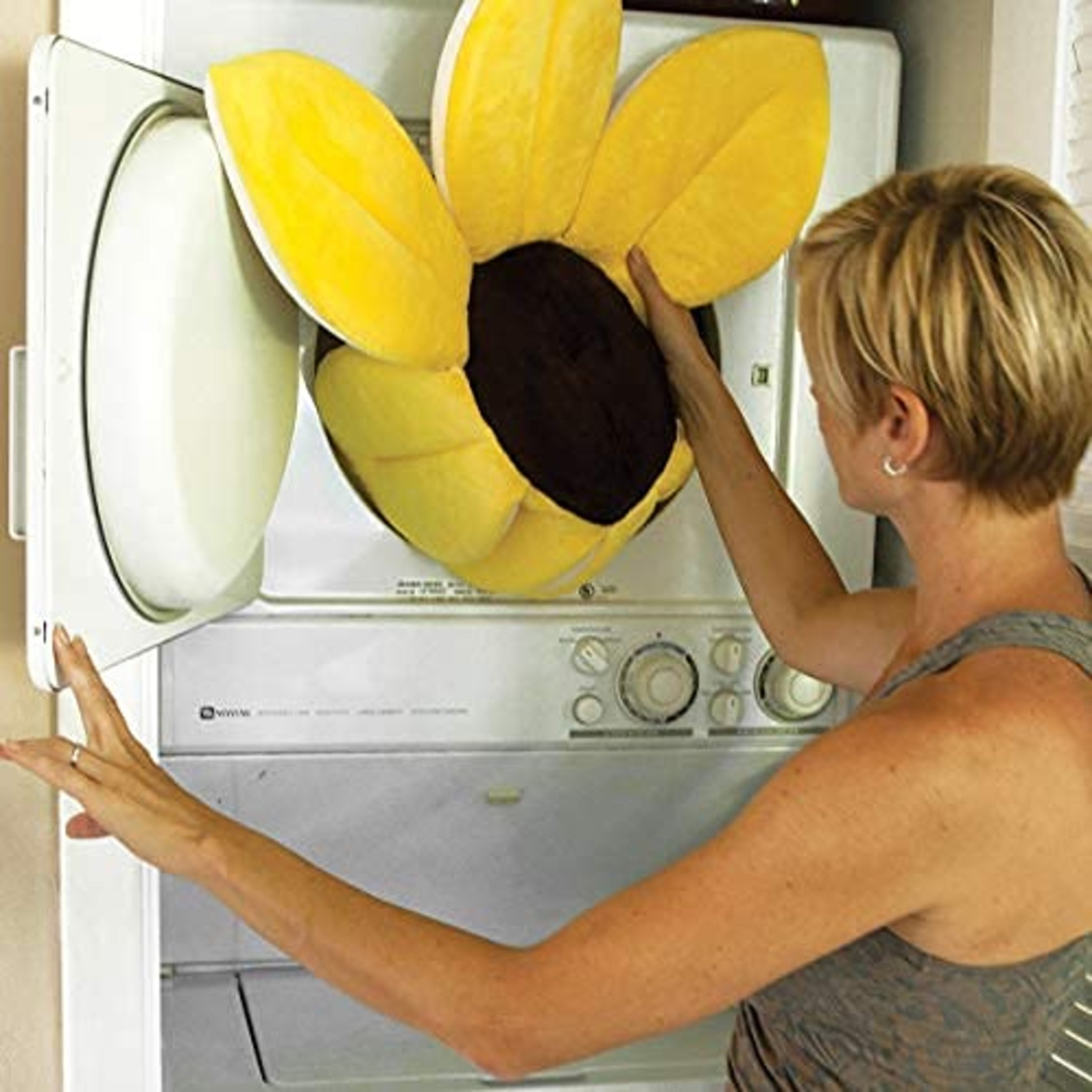 Blooming Bath 7 Petal Flower Baby Bath Seat for Sink - Canary Yellow