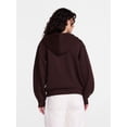 thumbnail image 5 of Scenario Women's and Women's Plus Zip Front Fleece Hoodie Jacket, Sizes XS-4X, 5 of 7