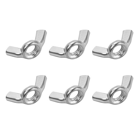 

5/16 -18 Wing Nuts Carbon Steel Zinc Plated Hand Twist Tighten Ear Butterfly Nut 6 Pcs
