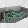 thumbnail image 6 of RV Soft Flannel Fleece Throw Blanket, Road Trip Calligraphy with a Map with Points of Interests and Sightseeings, Cozy Plush for Indoor and Outdoor Use, 50" x 60", Multicolor, by Ambesonne, 6 of 6
