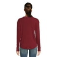 thumbnail image 4 of Time and Tru Women's Thermal Top with Long-Sleeves, 2-Pack, Sizes XS-XXXL, 4 of 5