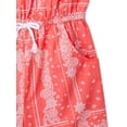 thumbnail image 2 of Wonder Nation Girls One Shoulder Romper, Sizes 4-18 & Plus, 2 of 3