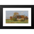 thumbnail image 2 of Georg Meinzolt 14x10 Black Modern Framed Museum Art Print Titled - Frisian Homestead ‘Autumn Evening’ (1900), 2 of 5