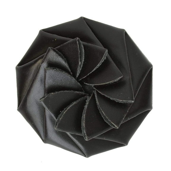 Marshal Wallet Compact Leather Coin Pouch, Black