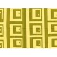 thumbnail image 1 of Ahgly Company Indoor Rectangle Oriental Yellow Modern Area Rugs, 2' x 4', 1 of 4