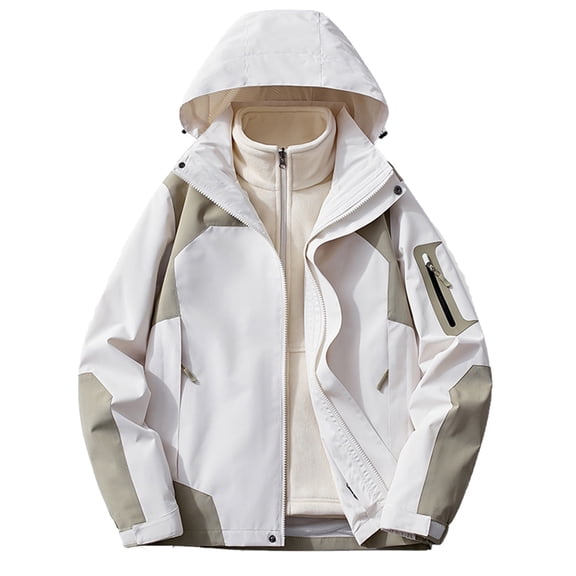 YUNAFFT Thermal Windproof 3-in-1 Outdoor Jacket with Lightweight Durable Design for Women Hiking & Mountaineering