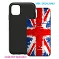 thumbnail image 2 of DistinctInk Custom SKIN / DECAL compatible with OtterBox Symmetry for iPhone 11 Pro (5.8" Screen) - Red White Blue British Flag Graffiti - Show Your Love of the UK, 2 of 5