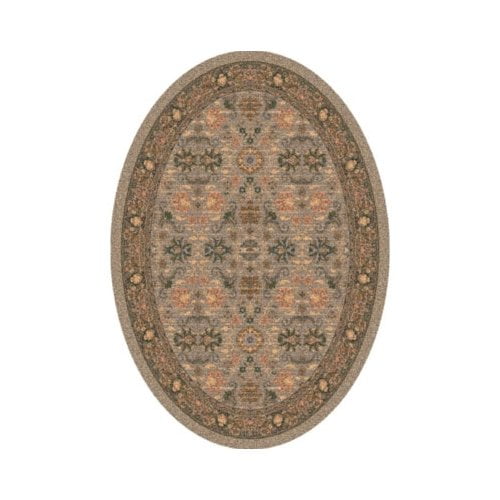 Milliken Pastiche Kamil Hillcrest Sage Folk/Tribal Oval Rug