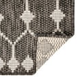 thumbnail image 2 of Unique Loom Outdoor Trellis Collection Area Rug - Traliccio (2' x 3' 1" Rectangle Charcoal/Ivory), 2 of 6