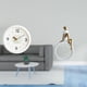 thumbnail image 2 of Reloj de pared,Reloj de pared decorativo,moderno y elegante.,Reloj de pared redondo silencioso y sin tictac,regalo,Estatua de niña,Estatuas de mujeres y niñas,figuritas decorativas elegantes, 2 of 8