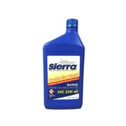 New 4-stroke Synthetic Blend Outboard Oil 25w-40 sierra 18-9440-8 Grade 25W40 1 Liter
