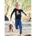 thumbnail image 2 of Wolf With A Hat Long Sleeve Toddler -Image by Shutterstock,  3 Toddler, 2 of 4