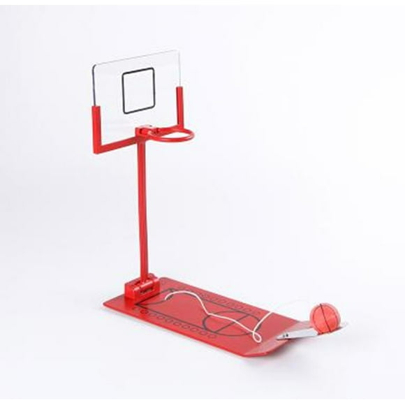 Mini Jeu de Basketball de Bureau, Machines de Basketball Pliables, Jouets Sportifs Amusants Adaptés aux Enfants Ou aux Fans de Sports, Interaction Parent-Enfant, Réduit le Stress, Rouge